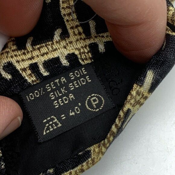 Ermenegildo Zegna Mens Tie Necktie 100% Silk - Picture 3 of 6